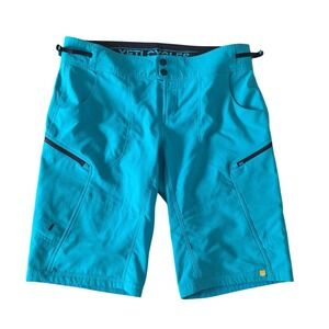 Yeti Cycles Freeland mountain bike Men's Shorts Green BLUE Size XL/TG